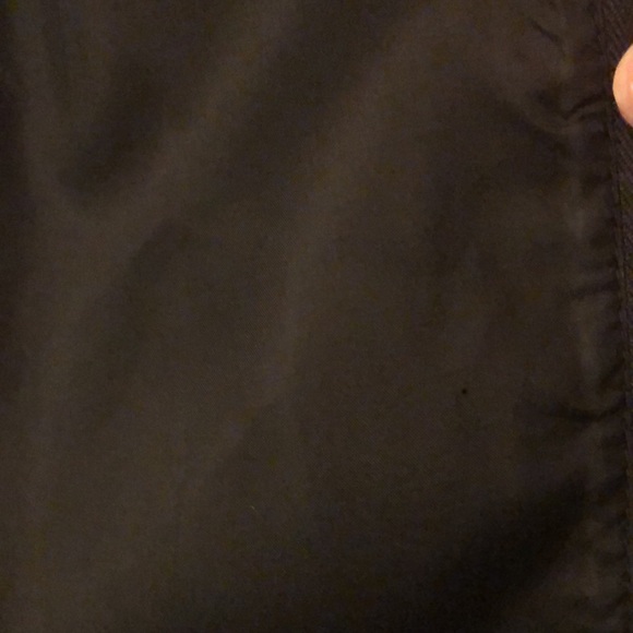 WOMENS black leather sweater jacket. By “Valerie” Separates Petite Medium. - Picture 4 of 6